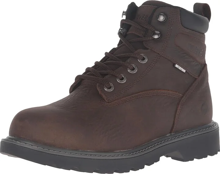 Wolverine Floorhand Steel Toe Men's Work Boots Dark Brown : 7 3E - Extra Wide, Leather - Image 2