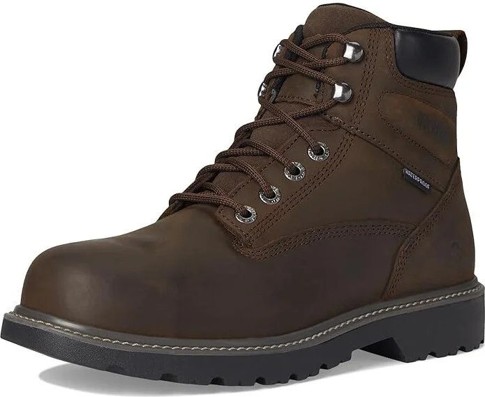 Wolverine Floorhand Steel Toe Men's Work Boots Dark Brown : 7 3E - Extra Wide, Leather - Image 6