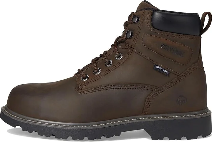 Wolverine Floorhand Steel Toe Men's Work Boots Dark Brown : 7 3E - Extra Wide, Leather - Image 7