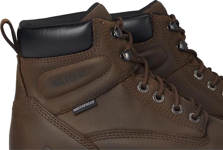 Wolverine Floorhand Steel Toe Men's Work Boots Dark Brown : 7 3E - Extra Wide, Leather - Image 8