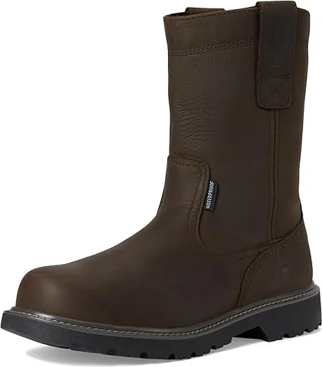Wolverine Floorhand Welly 10 Steel Toe Men's Work Boots Dark Brown : 7 4E - Extra Wide, Leather - Image 6