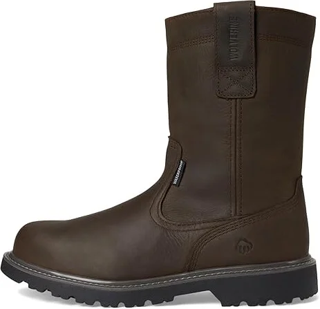 Wolverine Floorhand Welly 10 Steel Toe Men's Work Boots Dark Brown : 7 4E - Extra Wide, Leather - Image 7