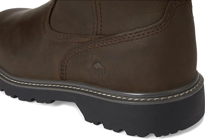 Wolverine Floorhand Welly 10 Steel Toe Men's Work Boots Dark Brown : 7 4E - Extra Wide, Leather - Image 8