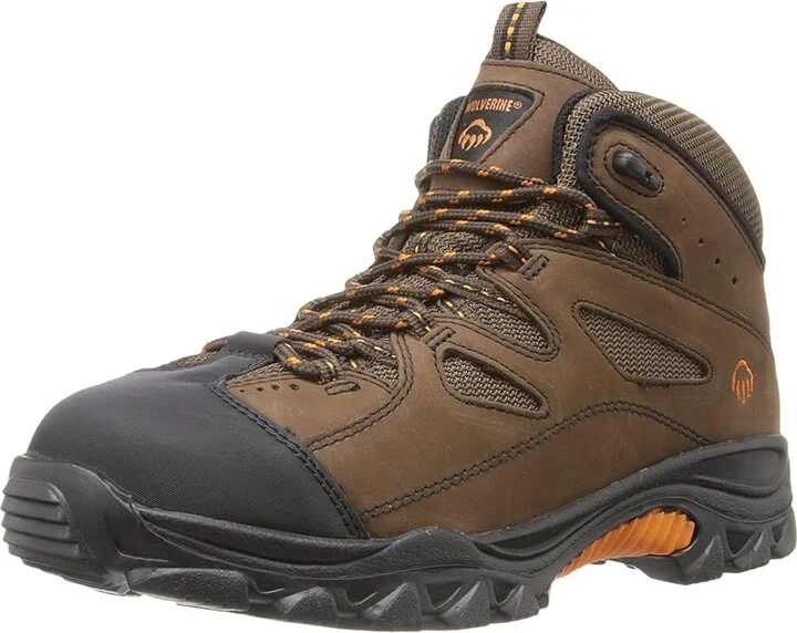 Wolverine Hudson Wolverine Hiker Men's Hiking Boots Brown/Black : 10 3E - Extra Wide, Suede/Textile - Image 2
