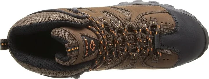 Wolverine Hudson Wolverine Hiker Men's Hiking Boots Brown/Black : 10 3E - Extra Wide, Suede/Textile - Image 3