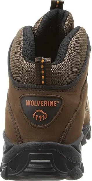 Wolverine Hudson Wolverine Hiker Men's Hiking Boots Brown/Black : 10 3E - Extra Wide, Suede/Textile - Image 5