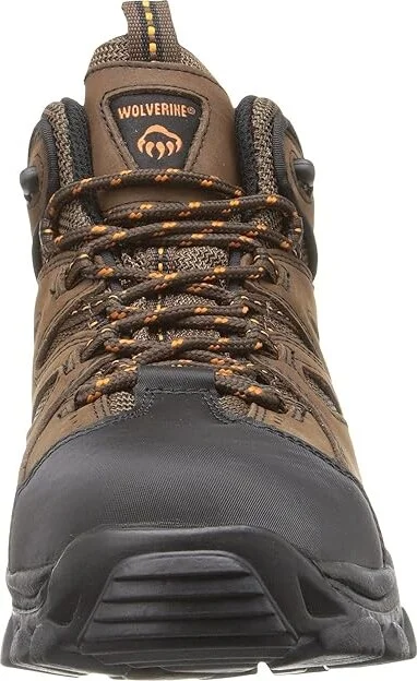 Wolverine Hudson Wolverine Hiker Men's Hiking Boots Brown/Black : 10 3E - Extra Wide, Suede/Textile - Image 6