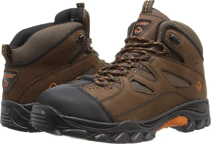 Wolverine Hudson Wolverine Hiker Men's Hiking Boots Brown/Black : 10 3E - Extra Wide, Suede/Textile