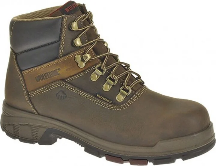 Wolverine Men's Cabor Waterproof 6-Inch Work Boot Wp Coffee