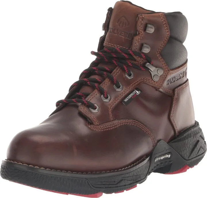 Wolverine Men's Hellcat Fuse DuraShocks UltraSpring 6in Construction Boot