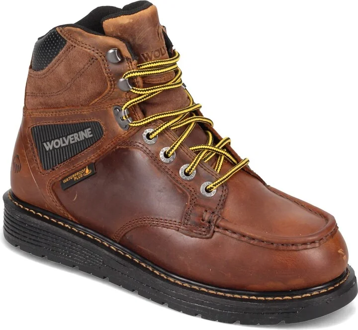 Wolverine Men's Hellcat UltraSpring 6" Moc-Toe Wedge Boot