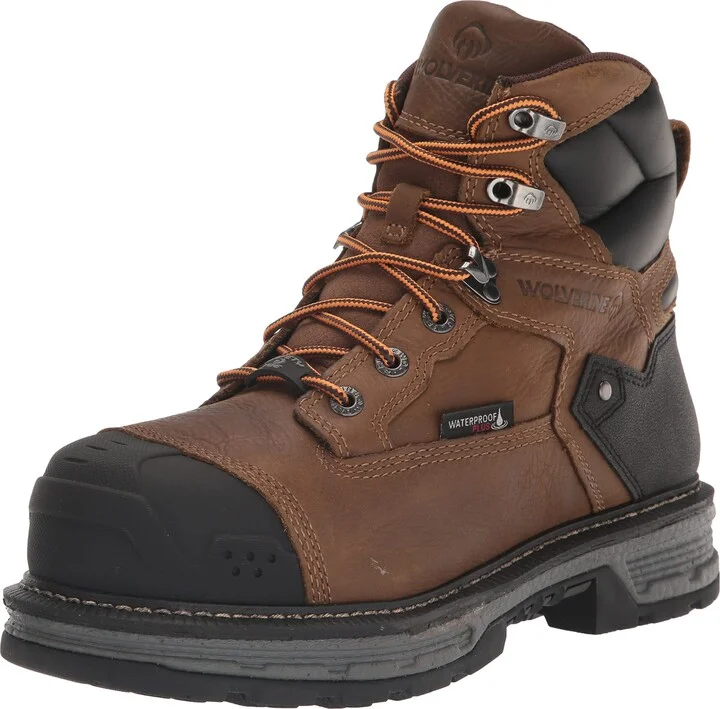 Wolverine Men's Hellcat Ultraspring Heavy Duty 6" Waterproof Composite Toe Construction Boot