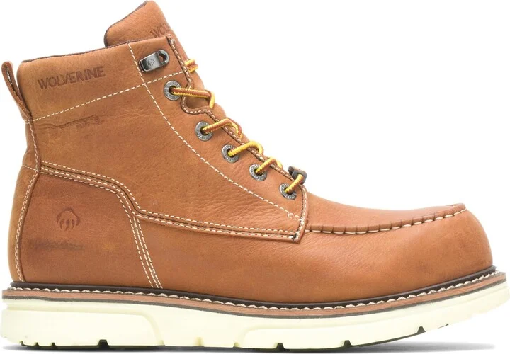 Wolverine Mens I-90 DuraShocks Moc-Toe 6" Work Boot