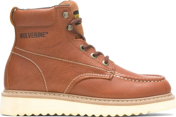 Wolverine mens Moc Toe 6" industrial and construction boots