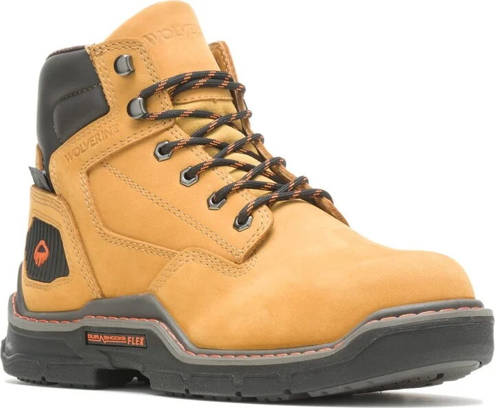 Wolverine Men's Raider DuraShocks Insulated 6 Inch Composite Toe Construction Boot