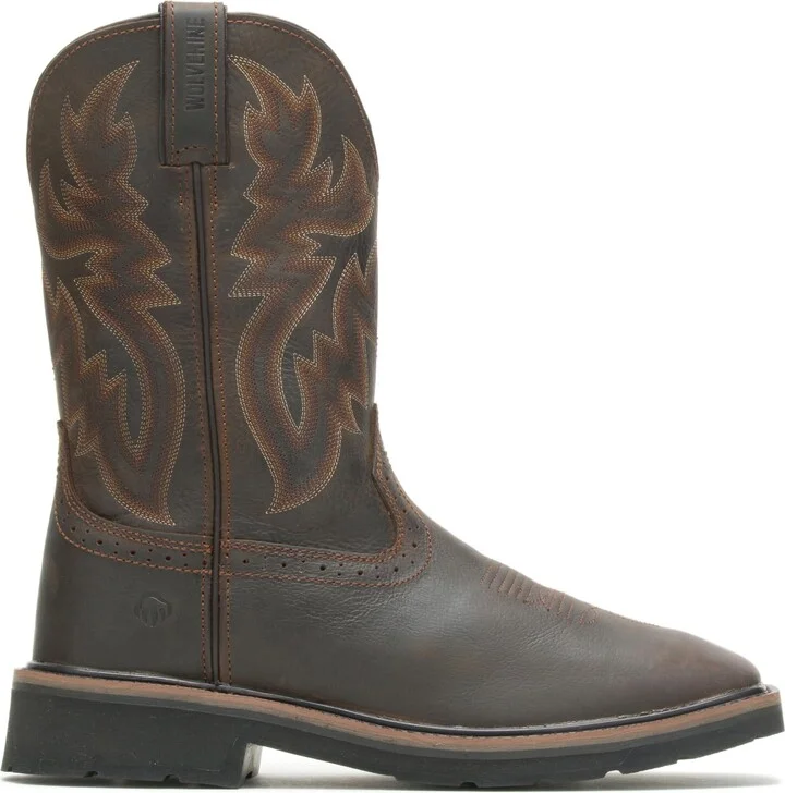 WOLVERINE mens Rancher 10" Square Soft Toe Work Boot