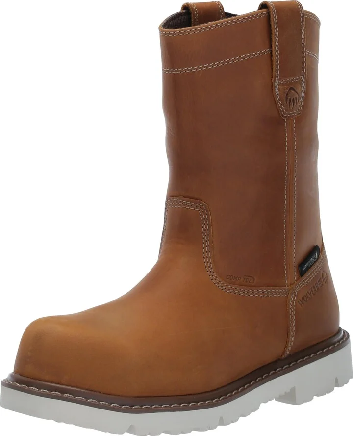 Wolverine Men's Revival Waterproof Wellington Composite Toe Industrial Boot