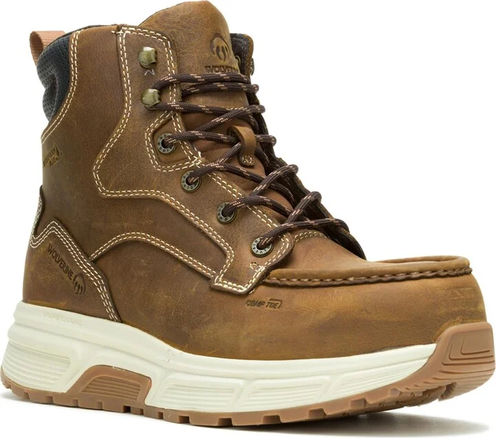 Wolverine Men's Ride Performance Waterproof Composite Toe Wedge Construction Boot