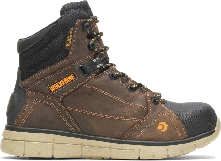Wolverine Men's Rigger WPF Composite-Toe Mid Wedge Boot