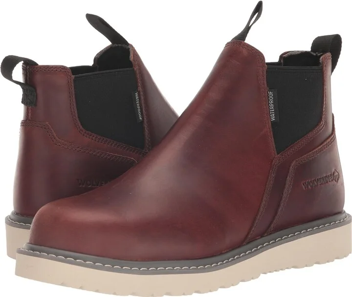 Wolverine Men's Trade Wedge Waterproof Steel Toe Romeo Construction Boot