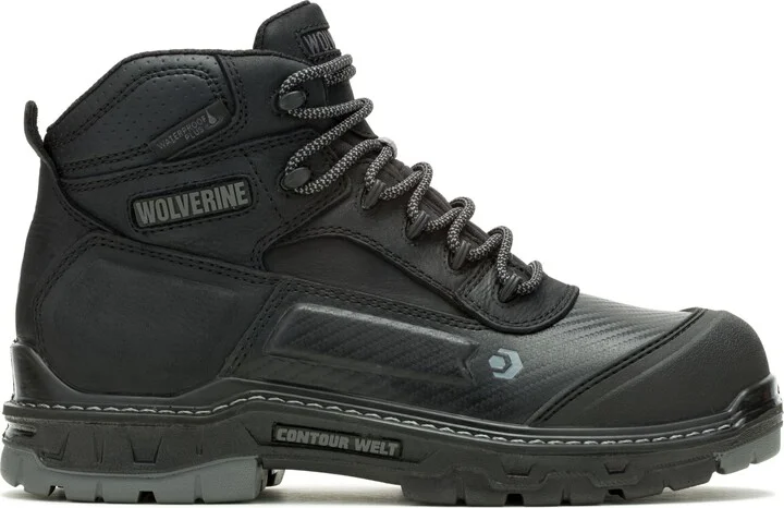 Wolverine Overpass CarbonMAX 6" Boot Men Black