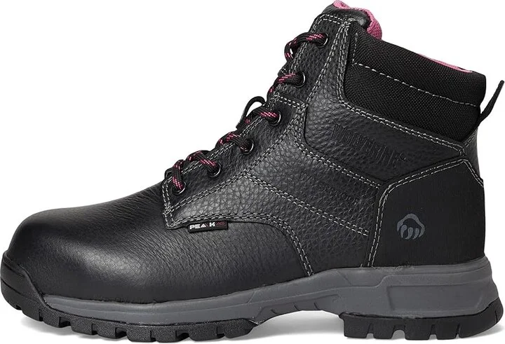 Wolverine Piper 6 Waterproof Composite Toe Workboot Women's Shoes Black : 5 B - Medium, Leather - Image 7