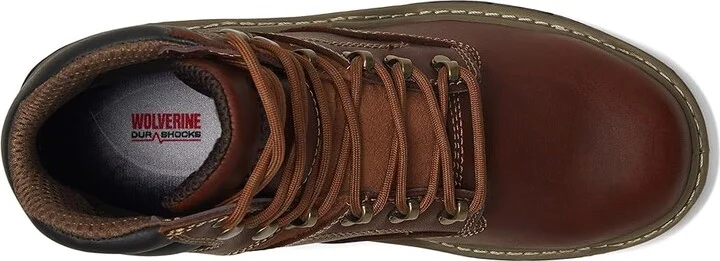 Wolverine Raider Durashock(r) CM 6 Men's Shoes Light/Pastel Brown : 7 3E - Extra Wide, Leather - Image 2