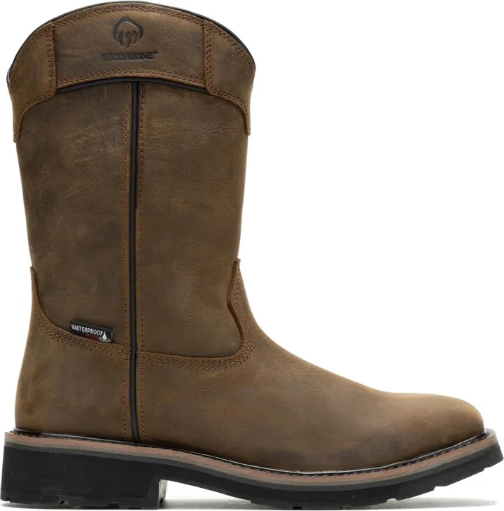 Wolverine Rancher Pulltab Waterproof Steel Toe 10"