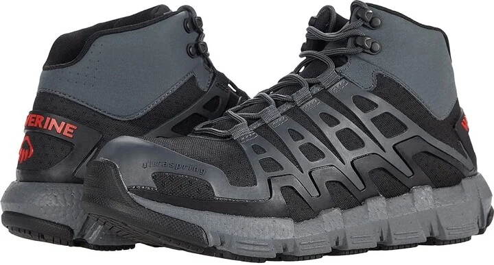Wolverine Rev Durashocks Ultraspring Mid CarbonMAX Men's Shoes Charcoal : 11 D - Medium