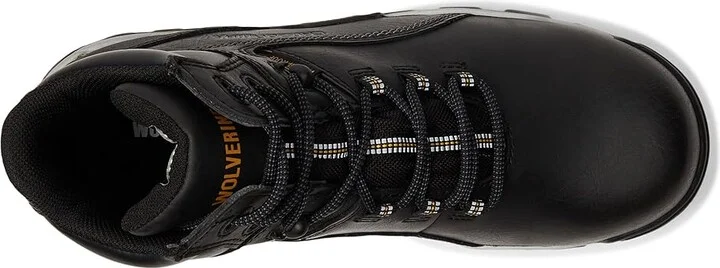 Wolverine Tarmac Comp Toe 6 Boot Men's Work Boots Black : 7 4E - Extra Wide, Leather - Image 3