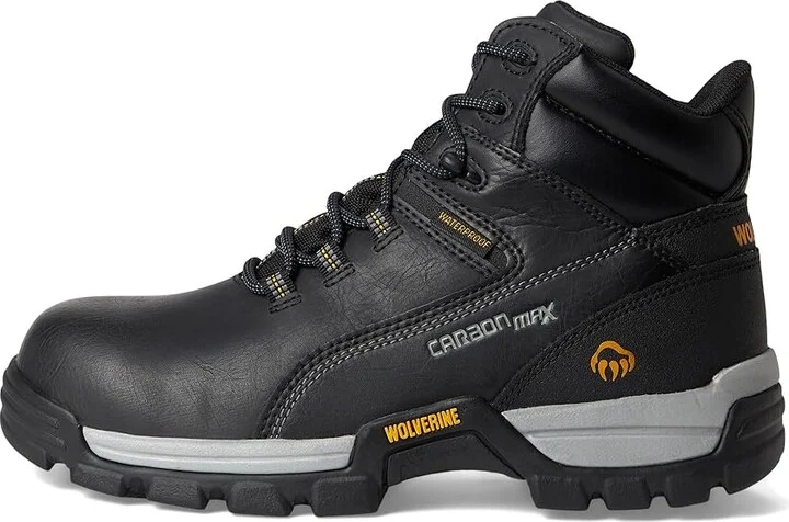 Wolverine Tarmac Comp Toe 6 Boot Men's Work Boots Black : 7 4E - Extra Wide, Leather - Image 7