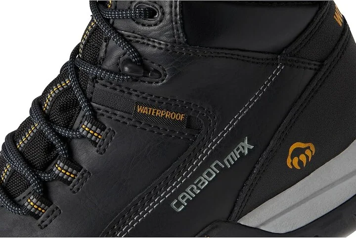 Wolverine Tarmac Comp Toe 6 Boot Men's Work Boots Black : 7 4E - Extra Wide, Leather - Image 8