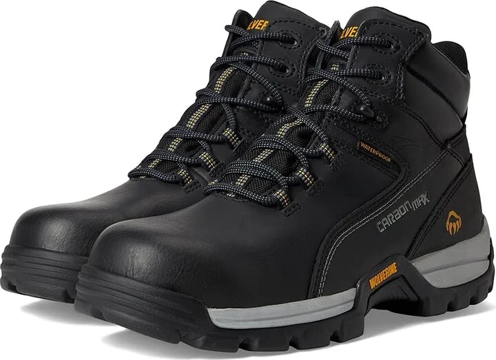 Wolverine Tarmac Comp Toe 6 Boot Men's Work Boots Black : 7 4E - Extra Wide, Leather