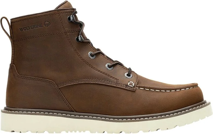 Wolverine Trade Wedge Unlined 6in Moc-Toe Wide Boot - Men's