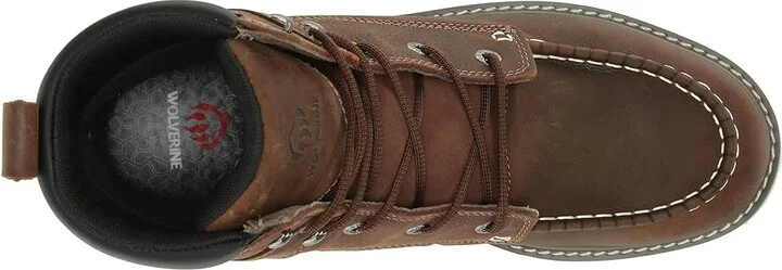 Wolverine Trade Wedge Waterproof 6 Men's Boots Sudan Brown : 12 3E - Extra Wide, Leather - Image 2