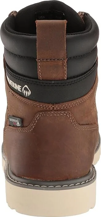 Wolverine Trade Wedge Waterproof 6 Men's Boots Sudan Brown : 12 3E - Extra Wide, Leather - Image 4