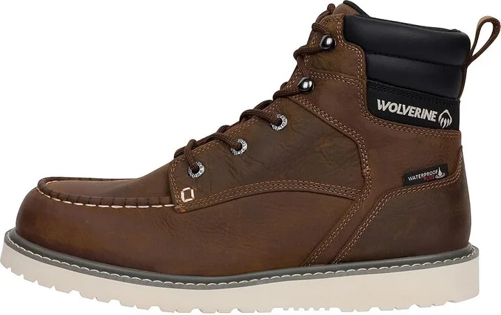 Wolverine Trade Wedge Waterproof 6 Men's Boots Sudan Brown : 12 3E - Extra Wide, Leather - Image 6