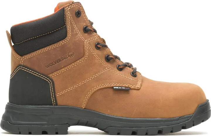 Wolverine Womens Piper Waterproof Composite Toe 6in Construction Boot