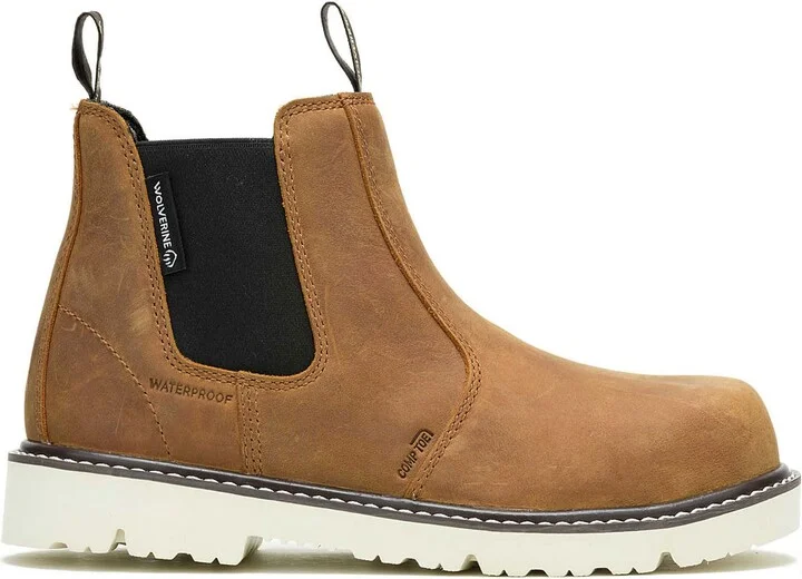 Wolverine Women's Revival Waterproof Composite Toe Romeo Construction Boot
