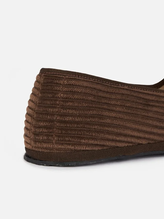 Woman Corduroy Slipper Loafers My Chalom Special Edition - Image 4