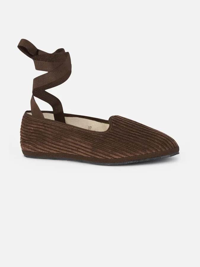 Woman Corduroy Slipper Loafers My Chalom Special Edition