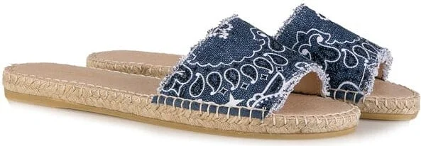 Woman Espadrilla With Bandanna Print
