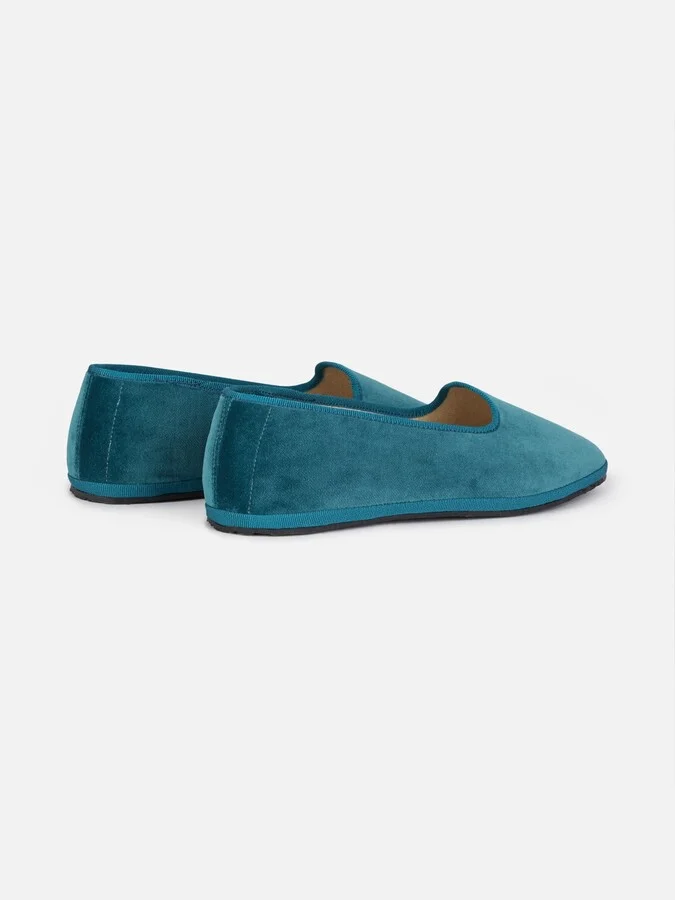Woman Velvet Slipper Loafers My Chalom Special Edition - Image 3