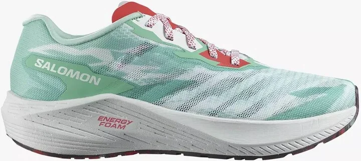 Women Aero Volt Running Shoe In Yucca/white/poppy Red