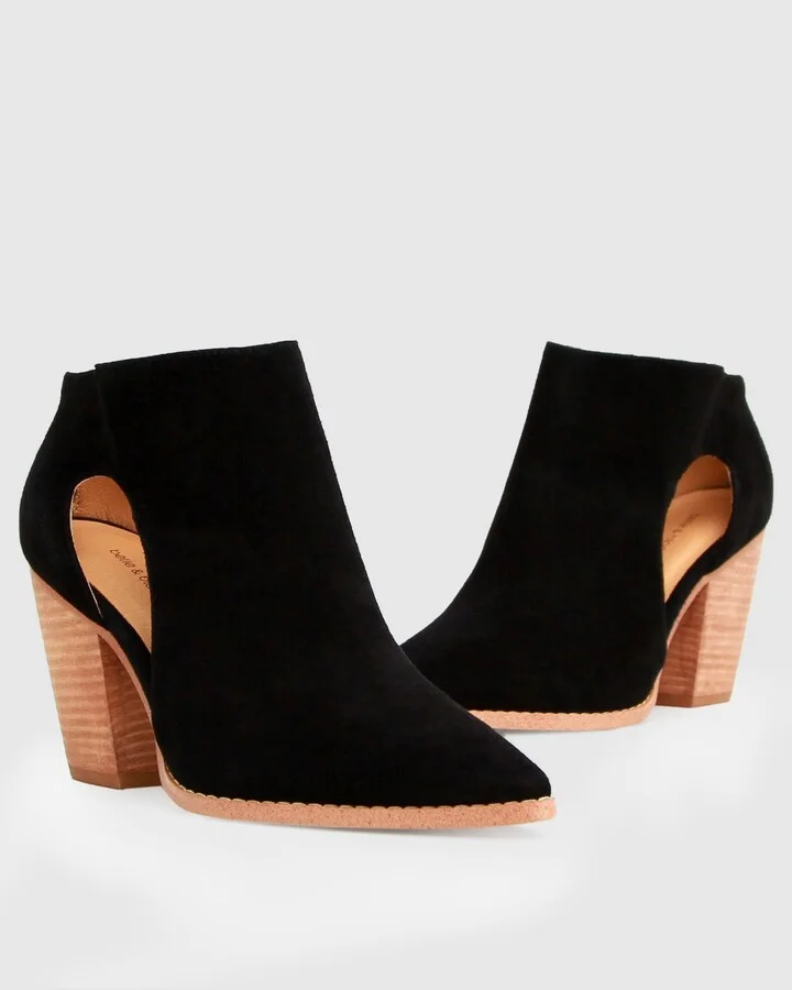 Women Belle & Bloom Midnight Special Suede Ankle Boot - Image 5