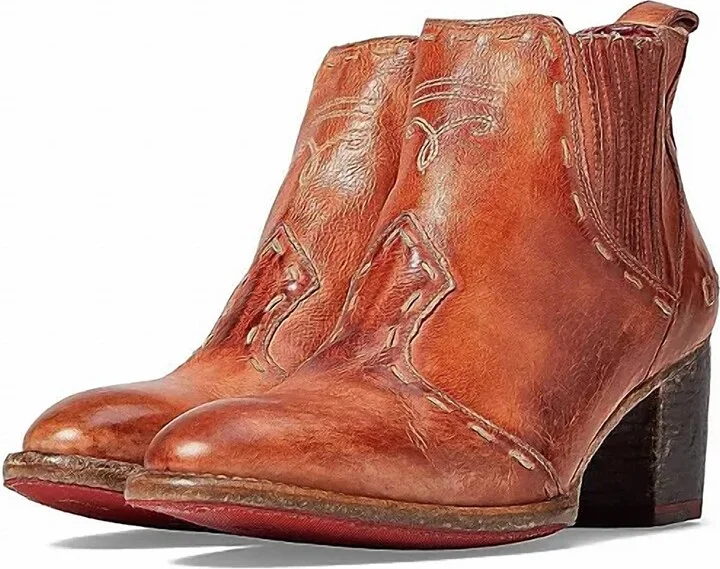 Women Brie Ii Boots In Cognac Rustic