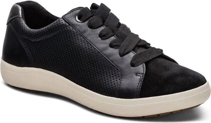 Women Courtney Lace-Up Sneakers In Black