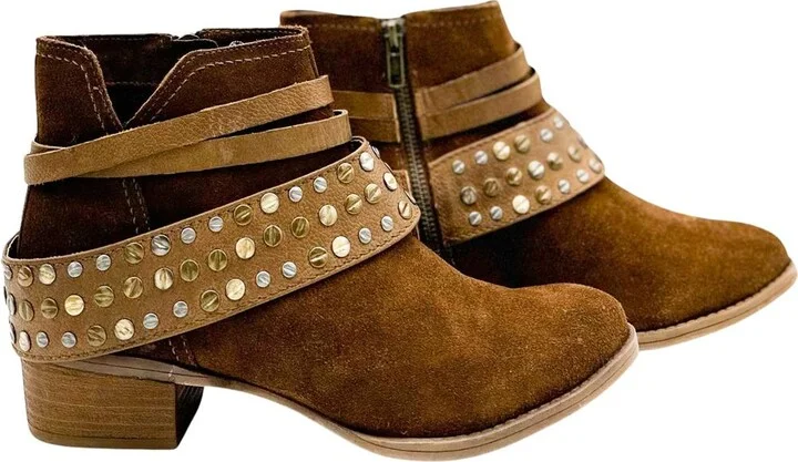 Women Crimson Bootie In Tan