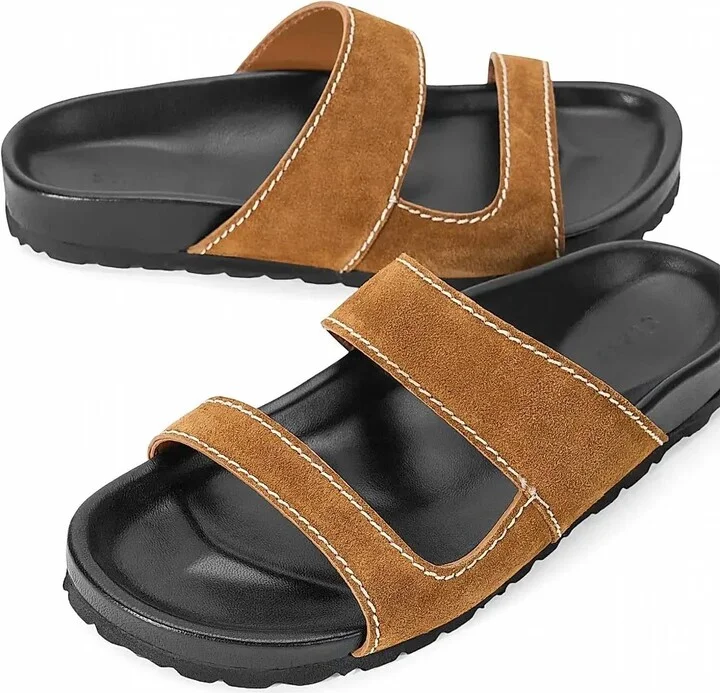 Women Cyprus Slide In Tan