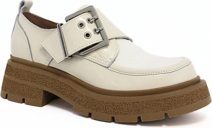 Women Double Buckle Nulugg In Ivory